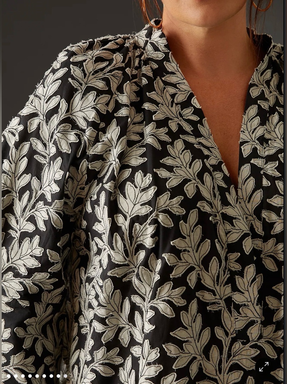 ANTHROPOLOGIE Pop Over Blouse